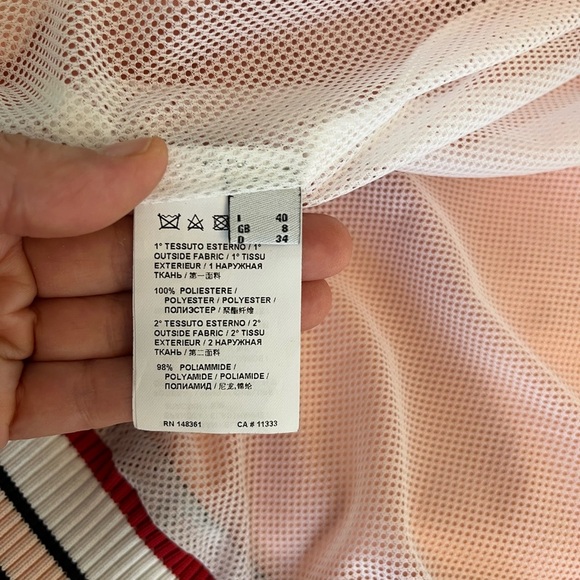 Pinko Bomber Pink Size 4  70's Inspire, Farrah Fawcett  Chic. - Picture 9 of 14